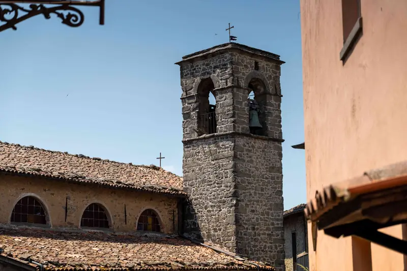 Il campanile della chiesa di Sillico
